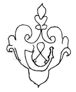 A drawing of a watermark.
